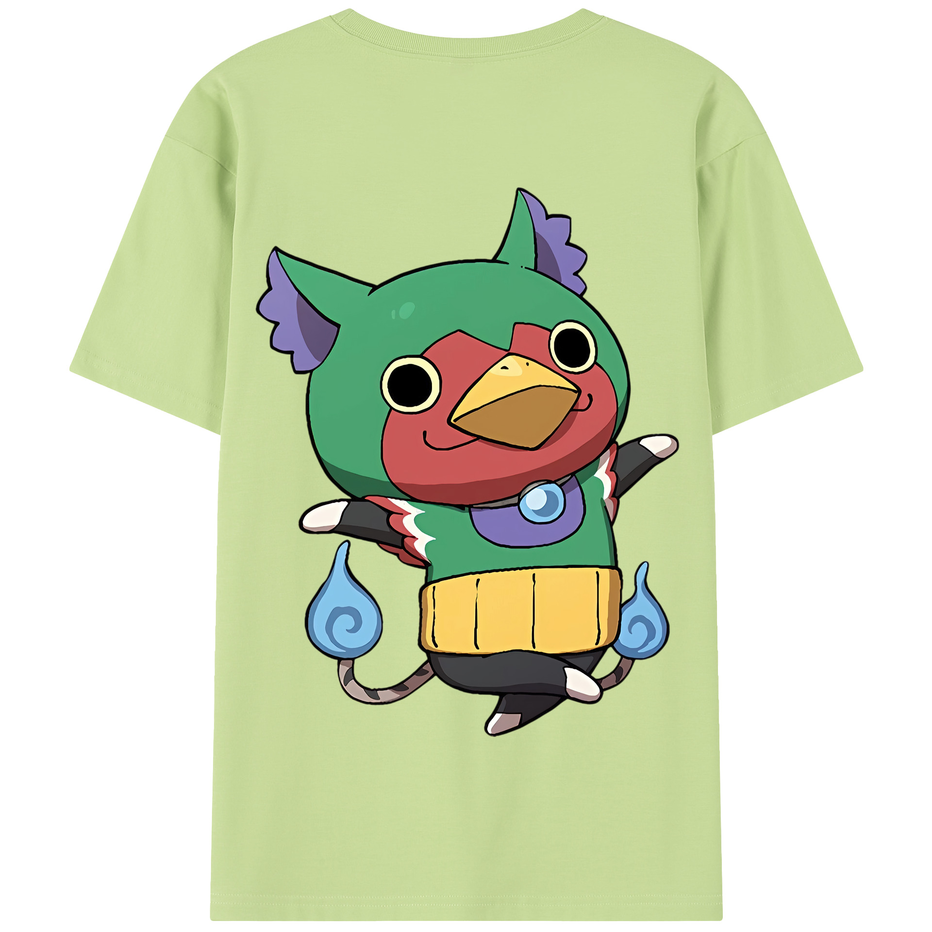 （画像用） 妖怪ウォッチ Yo-kai Watch 綿100％半袖Tシャツ（背面プリント）